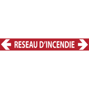 Réseau d'Incendie Fléché (Fond Rouge)