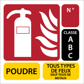 Extincteur Poudre - Classe ABC