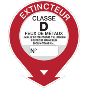 Extincteur Classe D - Feux de Métaux