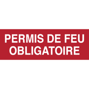 Panneau Permis Feu Obligatoire