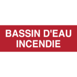 Panneau Bassin d'Eau Incendie