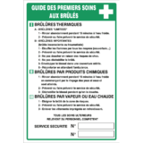 Guide des Premiers Soins aux Brûlés