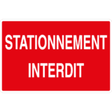 Panneau Stationnement Interdit