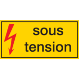 Panneau Flèche Danger - Sous Tension