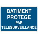 Panneau Bâtiment Protégé par Télésurveillance