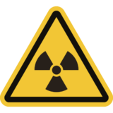 Panneau Triangle Radioactivité