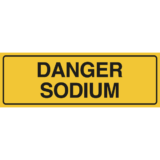 Panneau Danger Sodium