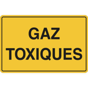 Panneau Gaz Toxiques