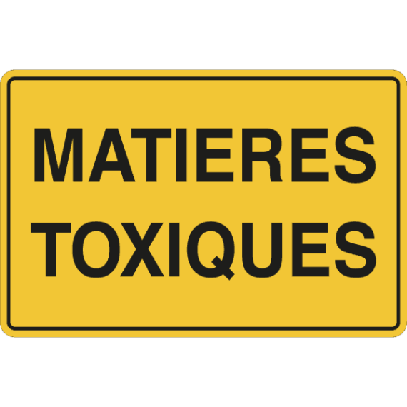 Panneau Matières Toxiques