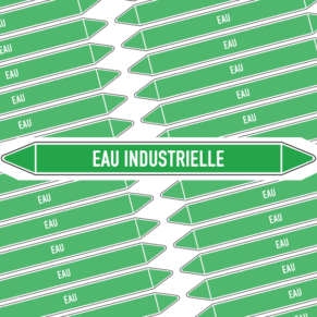 Marqueur Tuyauterie EAU INDUSTRIELLE