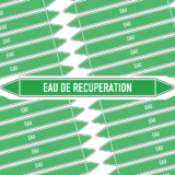 Marqueur Tuyauterie EAU DE RÉCUPÉRATION