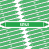 Marqueur Tuyauterie RETOUR