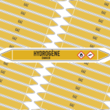 Marqueur Tuyauterie HYDROGÈNE
