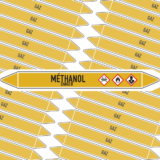 Marqueur Tuyauterie MÉTHANOL