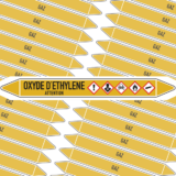 Marqueur Tuyauterie OXYDE D'ÉTHYLÈNE