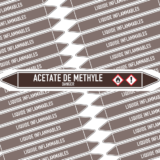 Marqueur Tuyauterie ACÉTATE DE MÉTHYLE