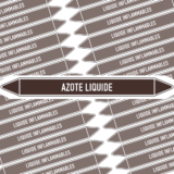 Marqueur Tuyauterie AZOTE LIQUIDE