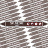 Marqueur Tuyauterie CYCLOHEXANE