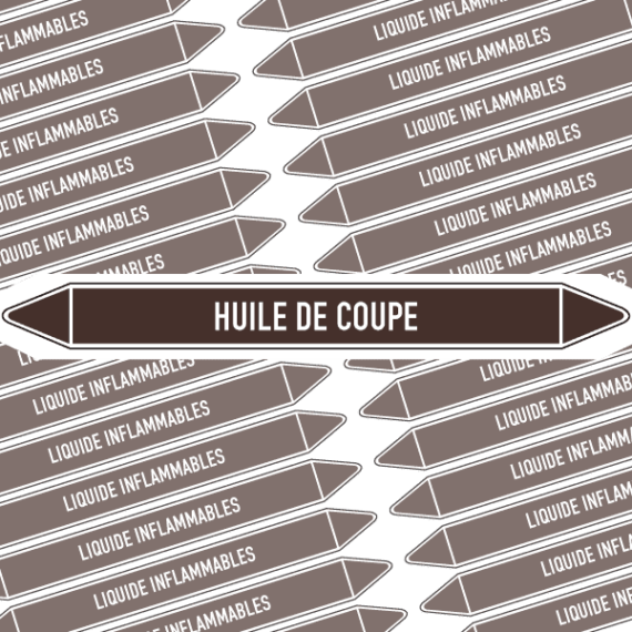 Marqueur Tuyauterie HUILE DE COUPE