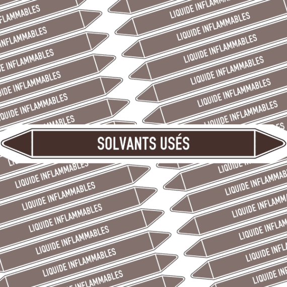 Marqueur Tuyauterie SOLVANTS USÉS