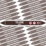 Marqueur Tuyauterie TOLUÈNE