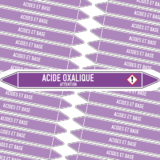 Marqueur Tuyauterie ACIDE OXALIQUE