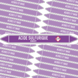Marqueur Tuyauterie ACIDE SULFURIQUE