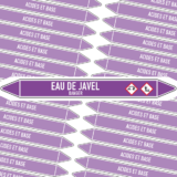 Marqueur Tuyauterie EAU DE JAVEL