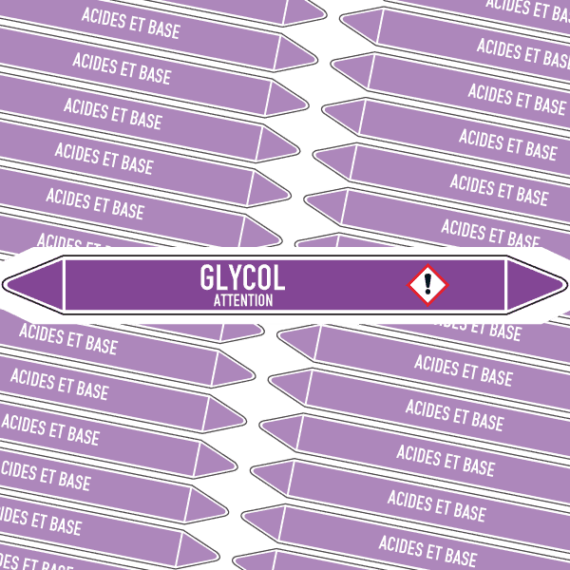 Marqueur Tuyauterie GLYCOL