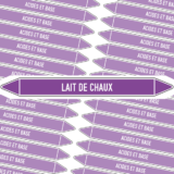 Marqueur Tuyauterie LAIT DE CHAUX