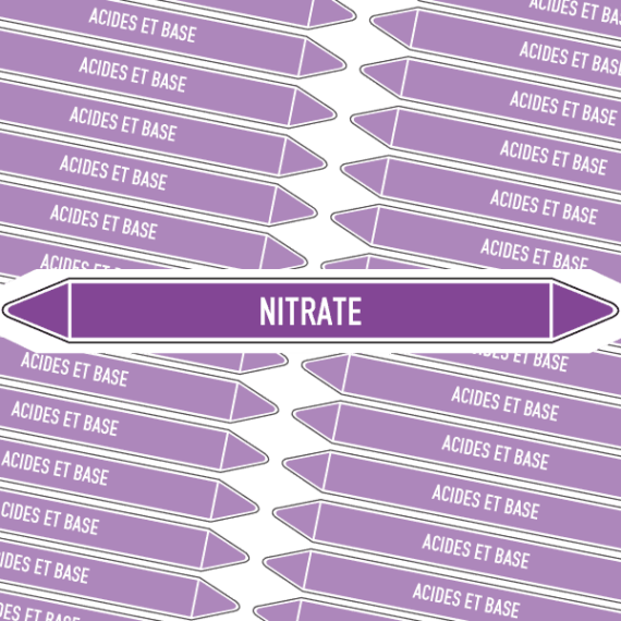 Marqueur Tuyauterie NITRATE