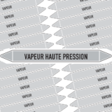 Marqueur Tuyauterie VAPEUR HAUTE PRESSION