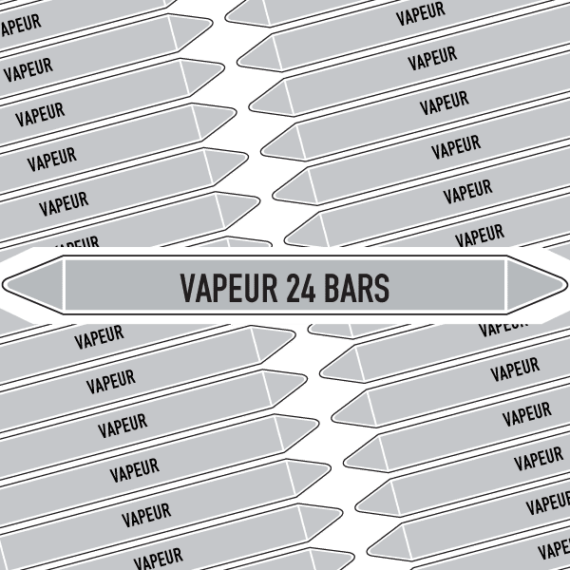 Marqueur Tuyauterie VAPEUR 24 BARS