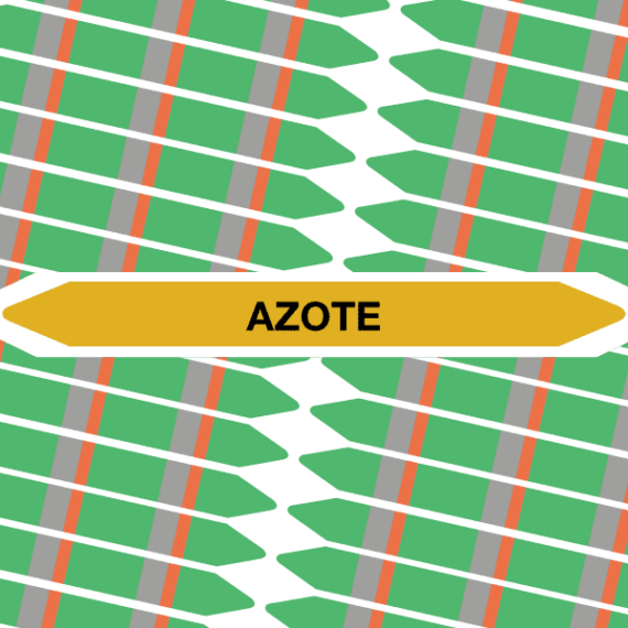 Marqueur Tuyauterie AZOTE