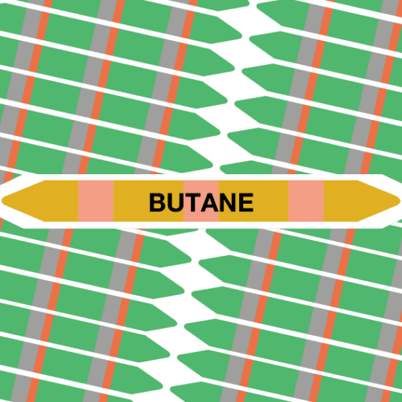 Marqueur Tuyauterie BUTANE