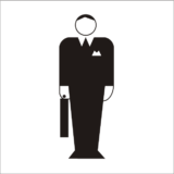 Pictogramme Toilettes Homme - Gamme Basic