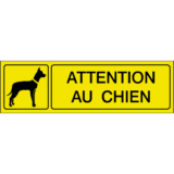 Pictogramme Attention au Chien - Gamme Secure