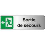 Pictogramme Sortie de Secours à Gauche - Gamme Simple