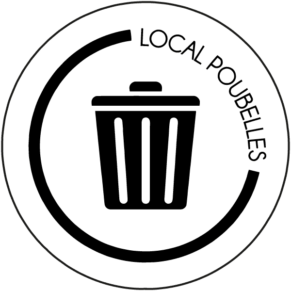 Pictogramme Local Poubelles - Gamme Circle