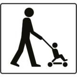 Pictogramme Poussette - Gamme Impact