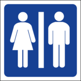 Pictogramme Toilettes Mixtes - Gamme Classic