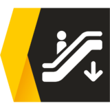 Pictogramme Escalator Descendant - Gamme Flèche