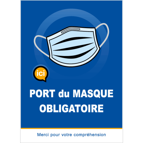 Panneau Port Du Masque Obligatoire