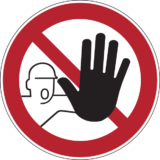 Stickers Interdit De Toucher