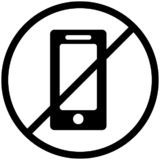 Pictogramme Interdit au Téléphone - Gamme Filigrame