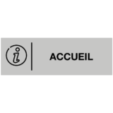 Étiquette Gravée Accueil