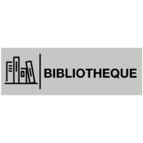 Étiquette Gravée Bibliothèque