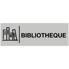 Étiquette Gravée Bibliothèque