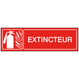 Étiquette Gravée Extincteur