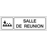 Étiquette Gravée Salle de Réunion